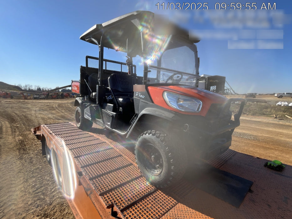 2021 Kubota RTV-X1140W-H Plastic Canopy, Windshield Acrylic Clear, LED Strobe Light, Wire Harness Kit, Back up Alarm