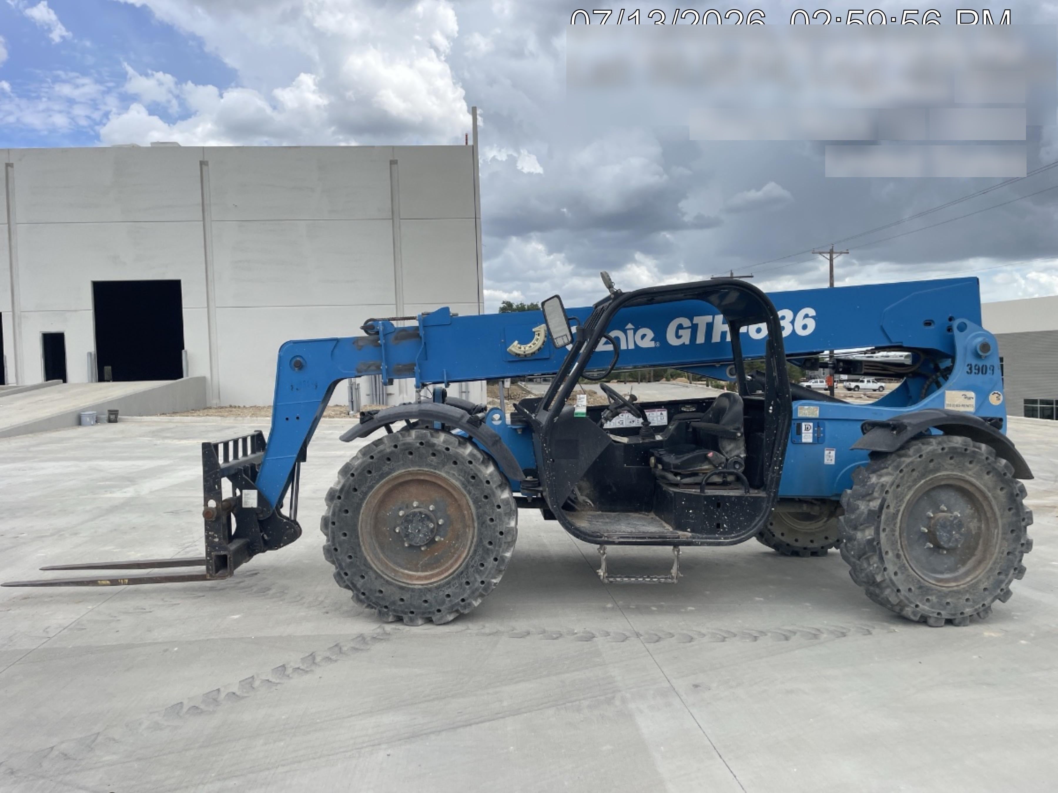2017 Genie GTH-636 Genie GTH636, Foam Filled Tires, 48" carriage