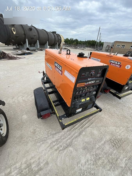 2022 Lincoln Electric LE400 Kubota V1505, Trlr, Cable Rack, Light Kit, ES Decals, T3