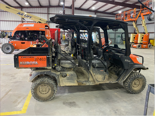 2019 Kubota RTV-X1140 4wd Utility Cart, LED Strobe, Windshield Tempered Glass, Plastic Canopy, Wire Harness Kit, Backup Alarm