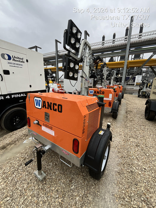 2024 Wanco WLTT-4MM4K Diesel, Deep Sea Controller, Shore Power Plug, Auto Start, (4) 350W LED Floodlights, 4kW Generator, 60 Gal Fuel Tank, 2" Ball, T3