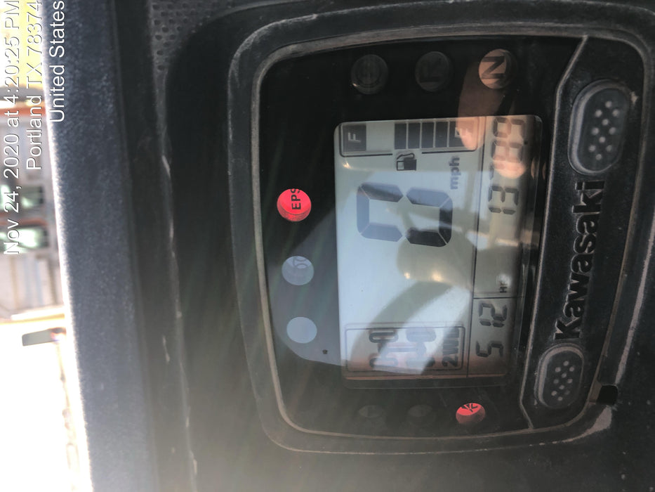 Kawasaki Mule PRO-DXT Movement Alarm, Beacon, Hard Top, ES Track Hardware