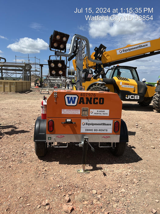 2024 Wanco WLTT-4MM4K Diesel, Deep Sea Controller, Shore Power Plug, Auto Start, (4) 350W LED Floodlights, 4kW Generator, 60 Gal Fuel Tank, 2" Ball, T3