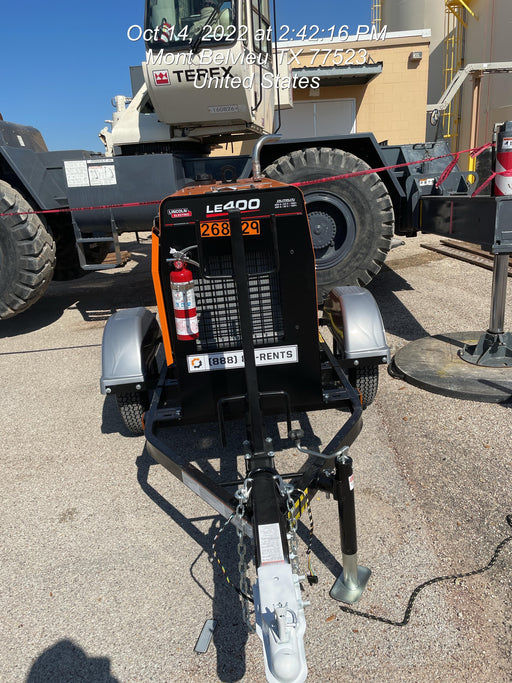 2022 Lincoln Electric LE400 Kubota V1505, Trlr, Cable Rack, Light Kit, ES Decals, T3