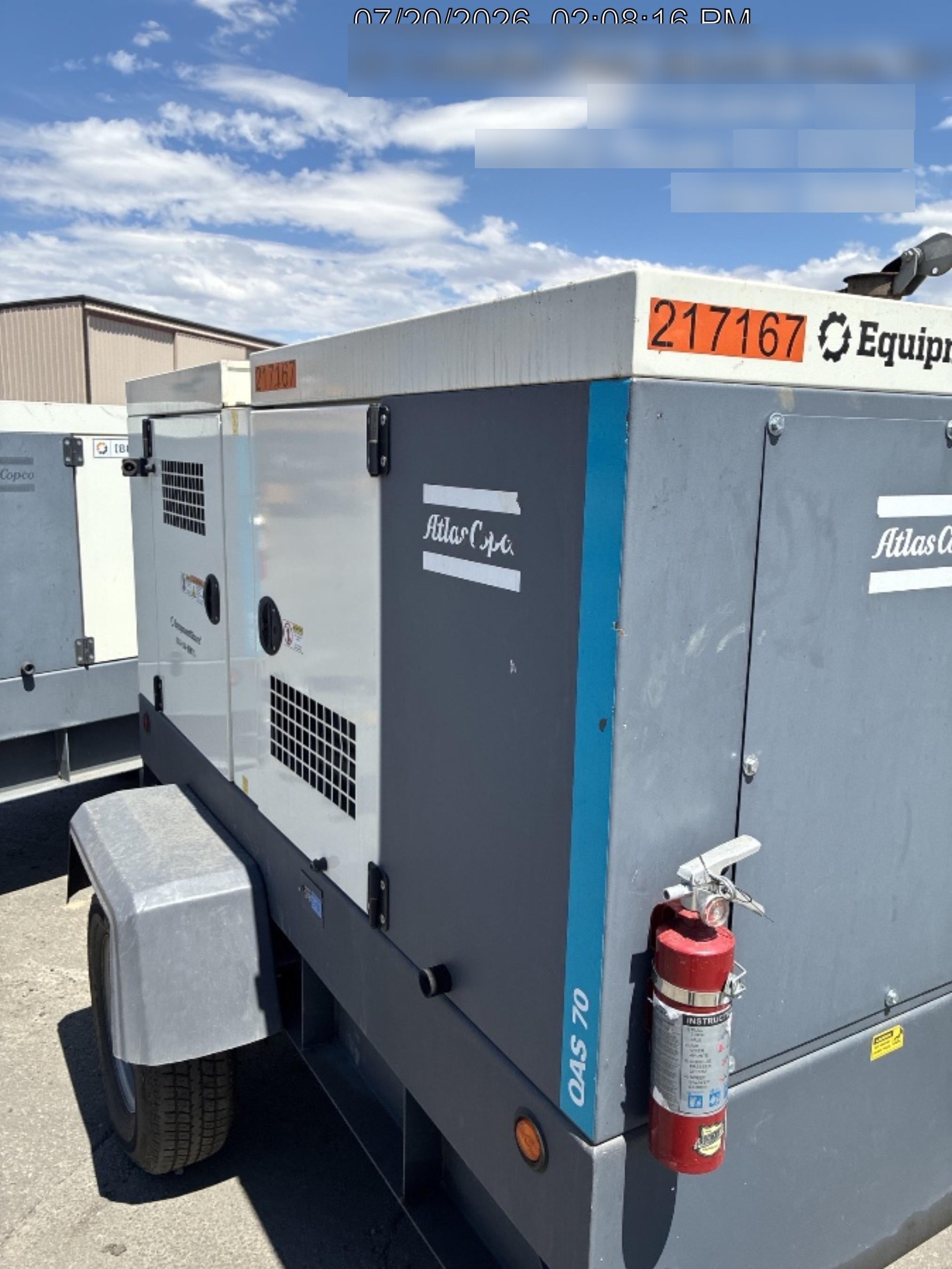 2022 ATLAS COPCO QAS 70