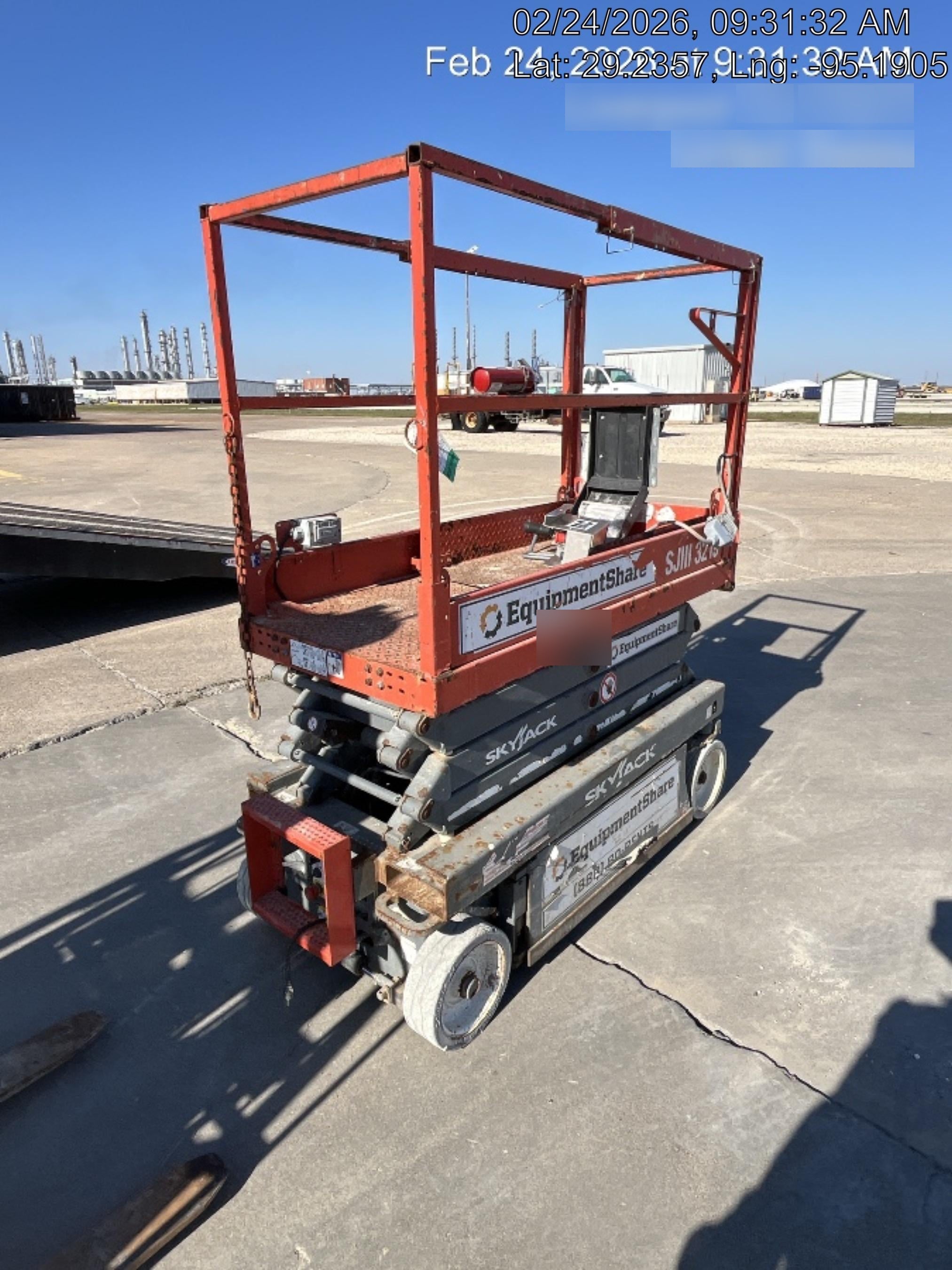 2019 Skyjack SJIII-3219 Standard Options