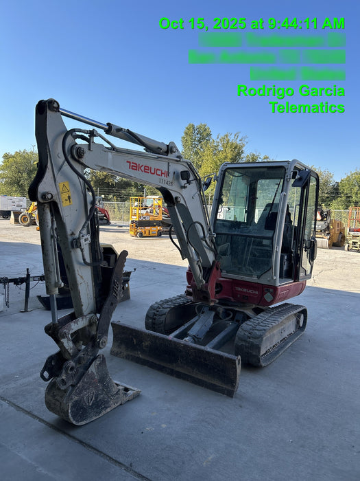 2020 Takeuchi TB-235-2CR Cab/Heat/Air, Rubber Tracks, Manual TAG QC