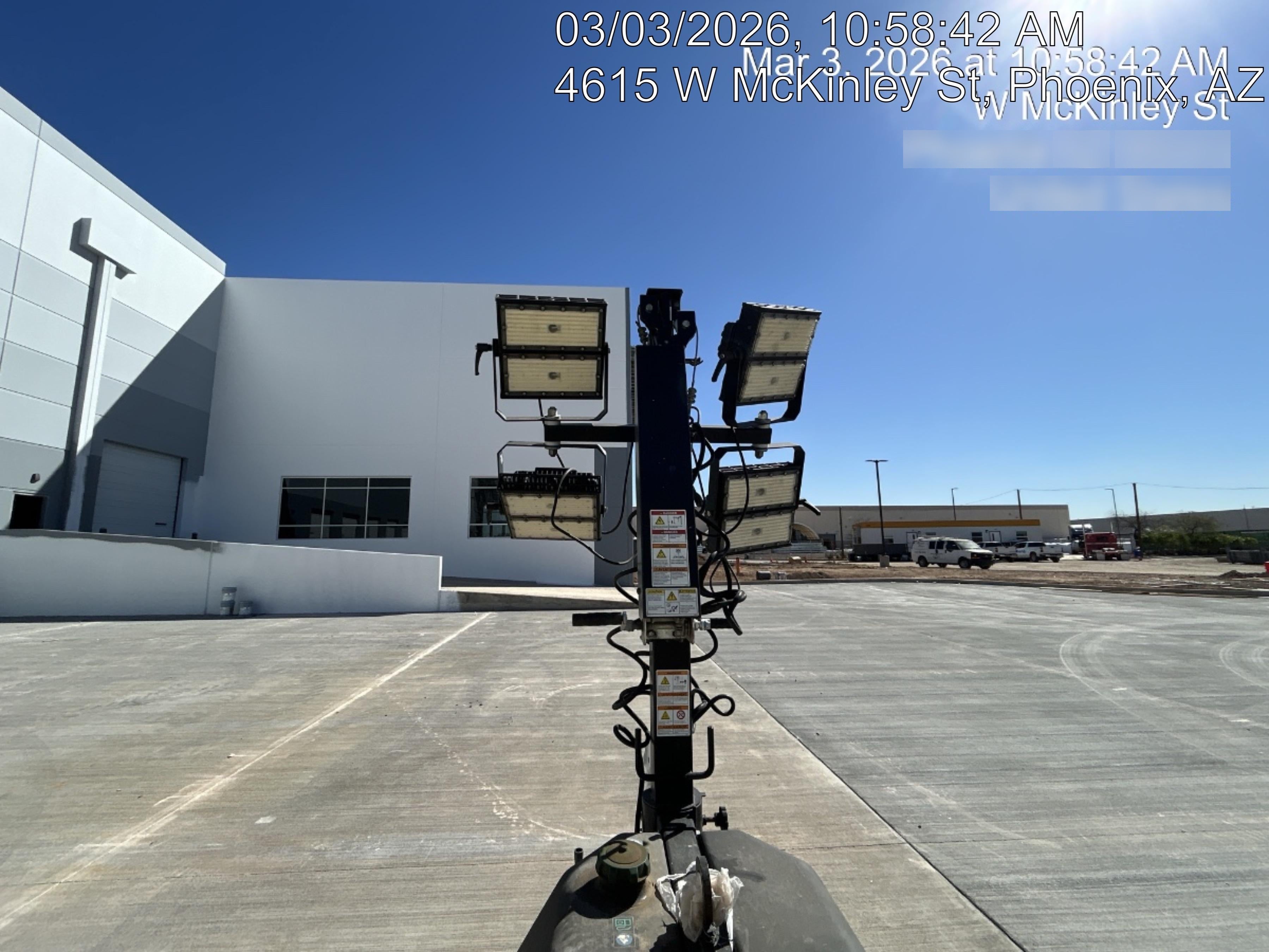 2020 Allmand NLV3GR (4) LED Light Fixture 350W, 23' Vertical Mast, 3kW Prime, Towable, Deep Sea L401, Leveling Jacks, Yanmar T4F 5.8hp
