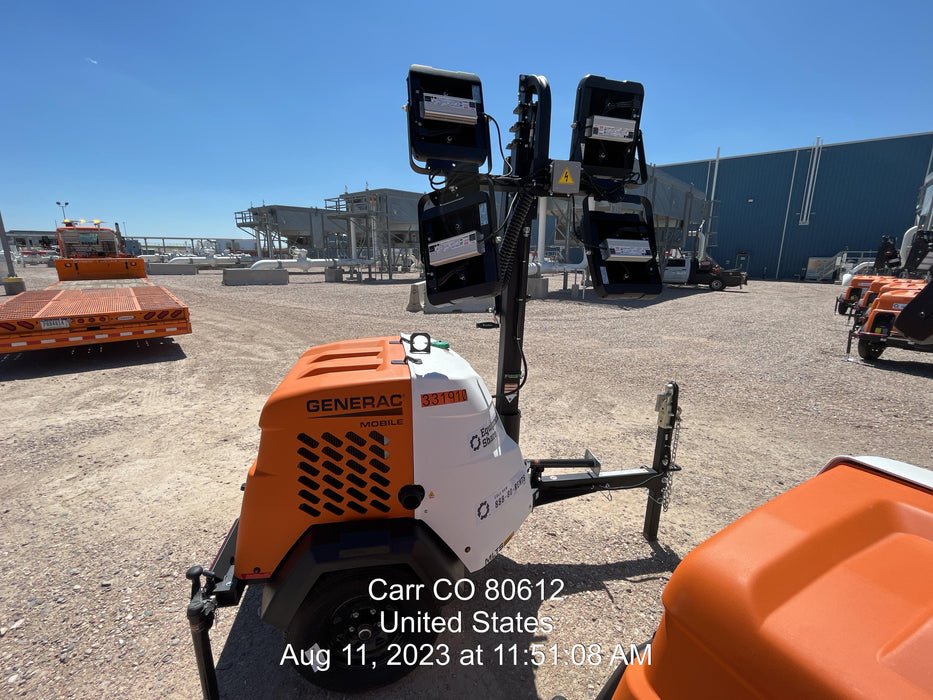 2023 Generac MLT2 Diesel, Flex Switch 120V Input, Powerzone Controller, (4) 320W LED Lights, 4kW Generator, 39.9 Gal Fuel Tank, 2" Ball, T3