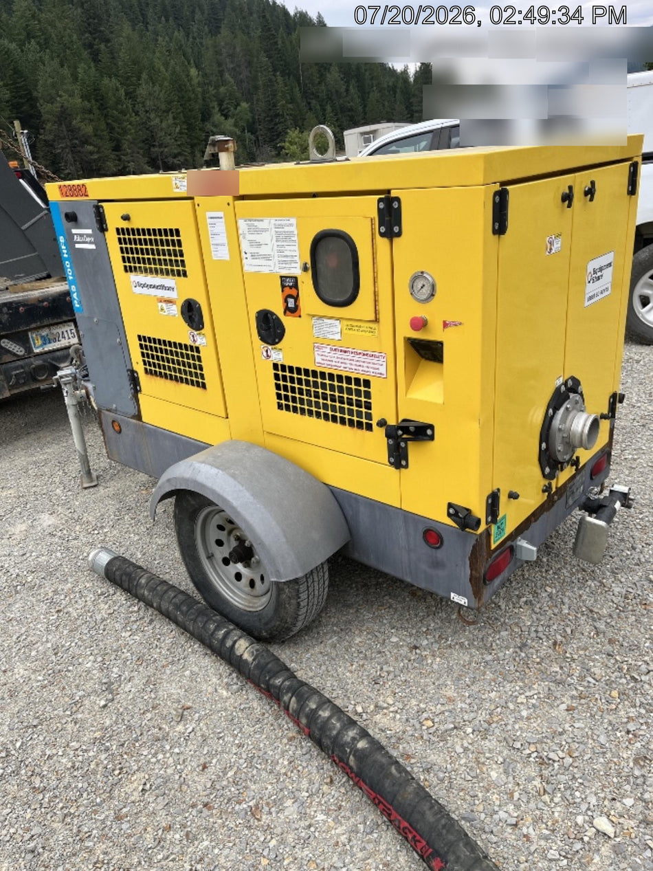 2020 ATLAS COPCO PAS 100 HF CS Enclosed