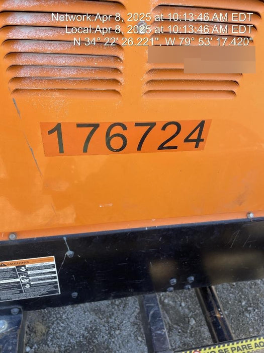 2021 Lincoln Electric Vantage 322 Vantage 322 Ready Pak 3 w/ Decals, ORANGE (includes trailer, cable rack, fender light kit) NO Telematics