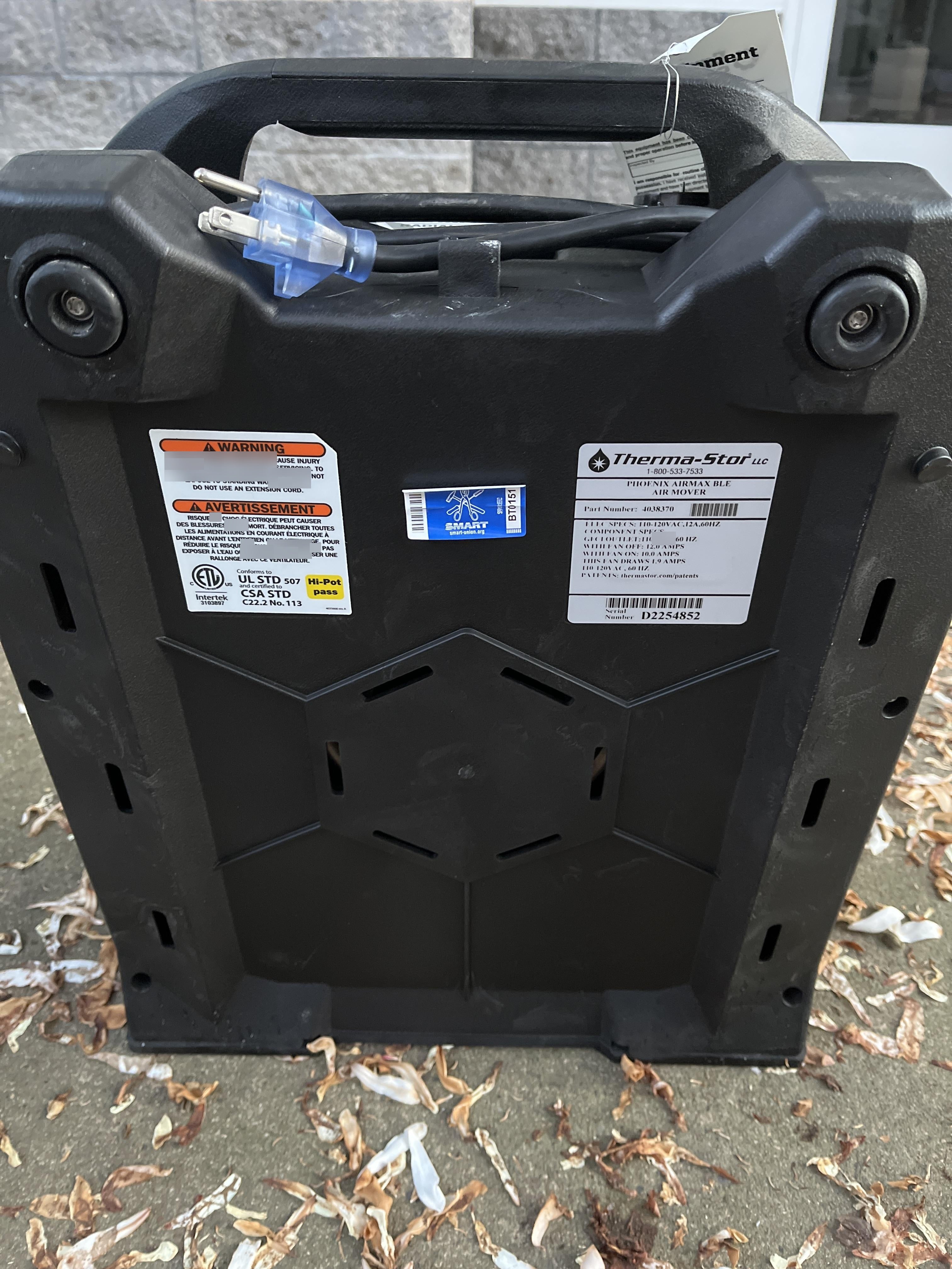 2022 PHOENIX AirMAX Radial Air Mover