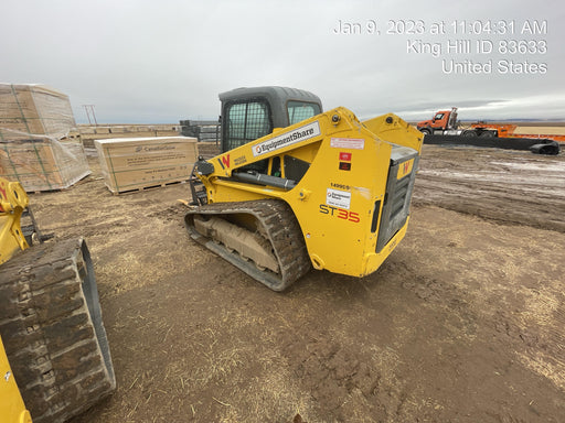 Wacker Neuson ST35 Dsl, Cab/Heat/AC, Rubber Track, Block Heaters, Hydraulic Coupler