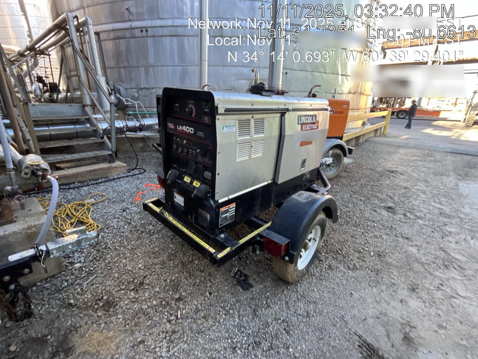 2024 Lincoln Electric LE400 Kubota V1505, Trlr, Cable Rack, Light Kit, ES Decals, T3