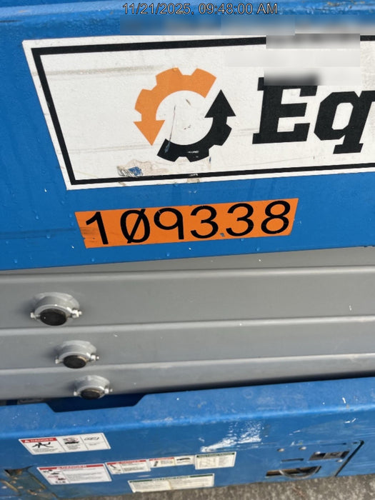 2020 Genie GS-2632 Solid NM Tires, Folding Rails with Half-Height Swing Gate, Beacon