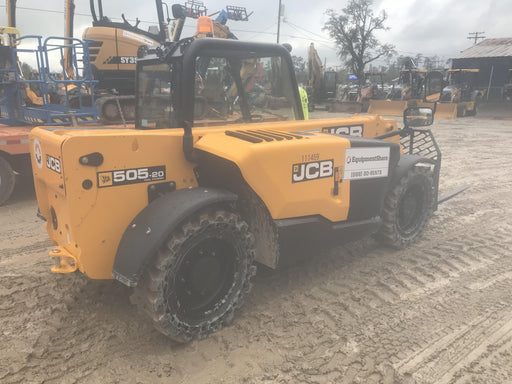 2020 JCB 505-20TC Canopy, Solid Tires, Work Lights, Beacon, Aux Hydraulics, Back up Alarm, ES Decals