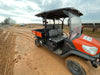 2022 Kubota RTV-X1140W-H Plastic Canopy, Windshield Acrylic Clear, LED Strobe Light, Wire Harness Kit, Back up Alarm