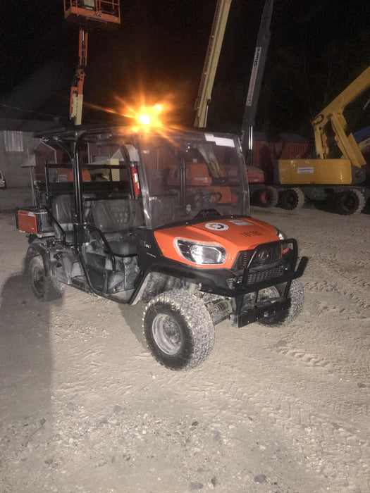 2021 Kubota RTV-X1140W-H Plastic Canopy, Windshield Acrylic Clear, LED Strobe Light, Wire Harness Kit, Back up Alarm
