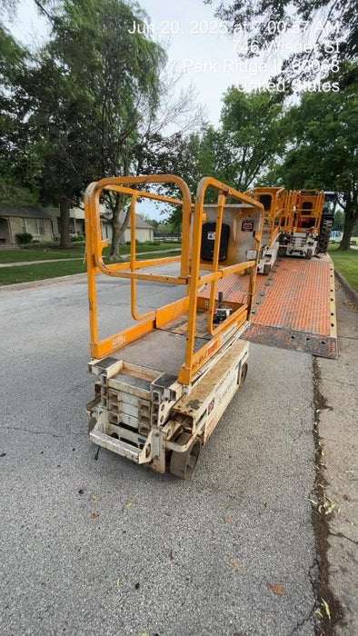 Custom Equipment HB-1430 Hy-Brid Scissor Lift
Platform capacity up to 670 lbs
Working height up to 20 ft
Weighs under 1,700 lbs
Non-marking wheels