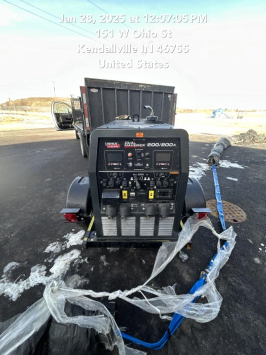 2024 Lincoln Electric Dual Maverick 200/200X Ready Pak 3, Includes Trailer, Cable Rack, Fender Light Kit K4382-1-RP3