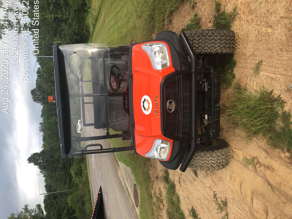 2020 Kubota RTV-X1140W-H 4WD utility cart -LED strobe -Windshield tempered glass -Plastic canopy -Wire harness kit -Backup alarm