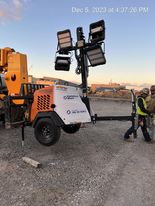 2023 Generac MLT2 Diesel, Flex Switch 120V Input, Powerzone Controller, (4) 320W LED Lights, 4kW Generator, 39.9 Gal Fuel Tank, 2" Ball, T3