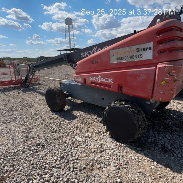 2017 Skyjack SJ45T+ Skyjack 45T, Diesel Engine, Foam Filled Tires,36x96" Platform, Extended Warranty 5yr/5k hr