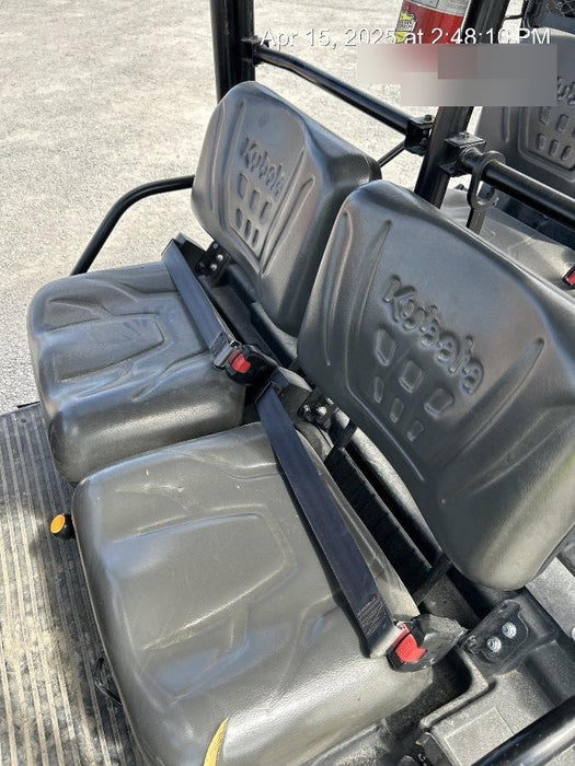 2022 Kubota RTV-X1140W-H Plastic Canopy, Windshield Acrylic Clear, LED Strobe Light, Wire Harness Kit, Back up Alarm