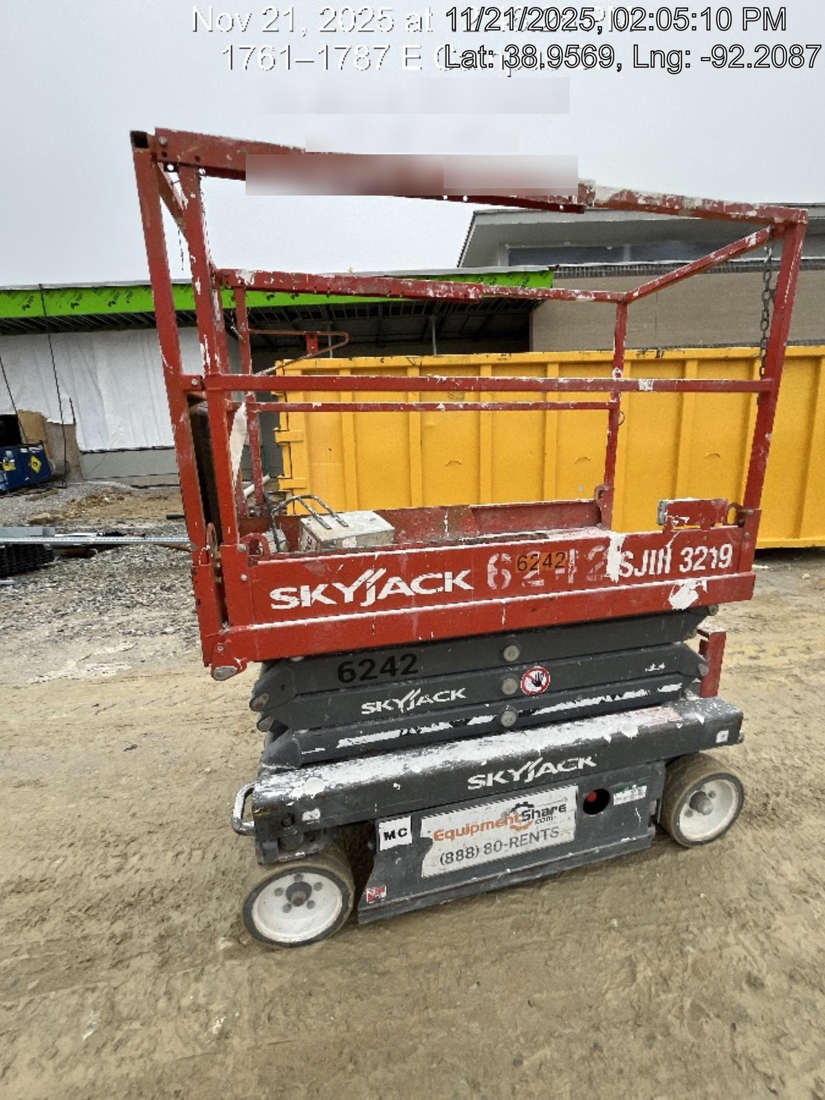 2017 Skyjack SJIII-3219 Skyjack SJ3219, Trojan Battery Set, Extended Warranty 5yr/5k hr