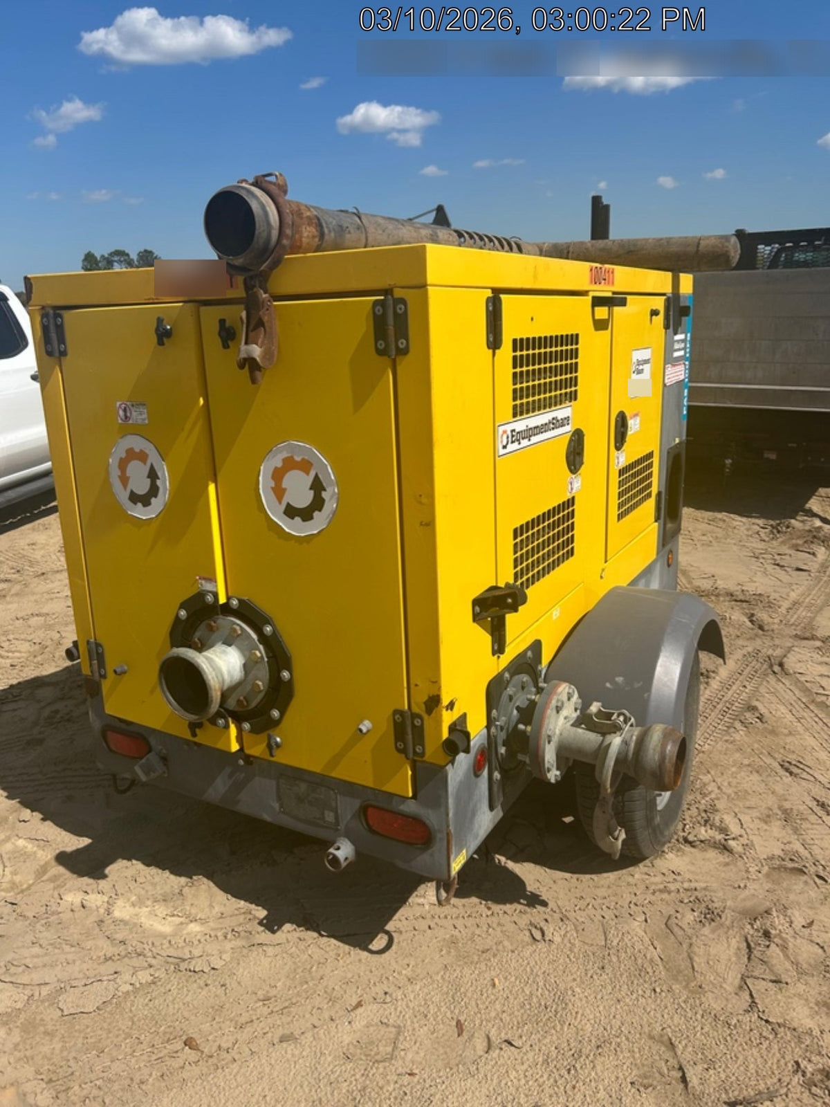 2020 ATLAS COPCO PAS 100 HF CS Enclosed