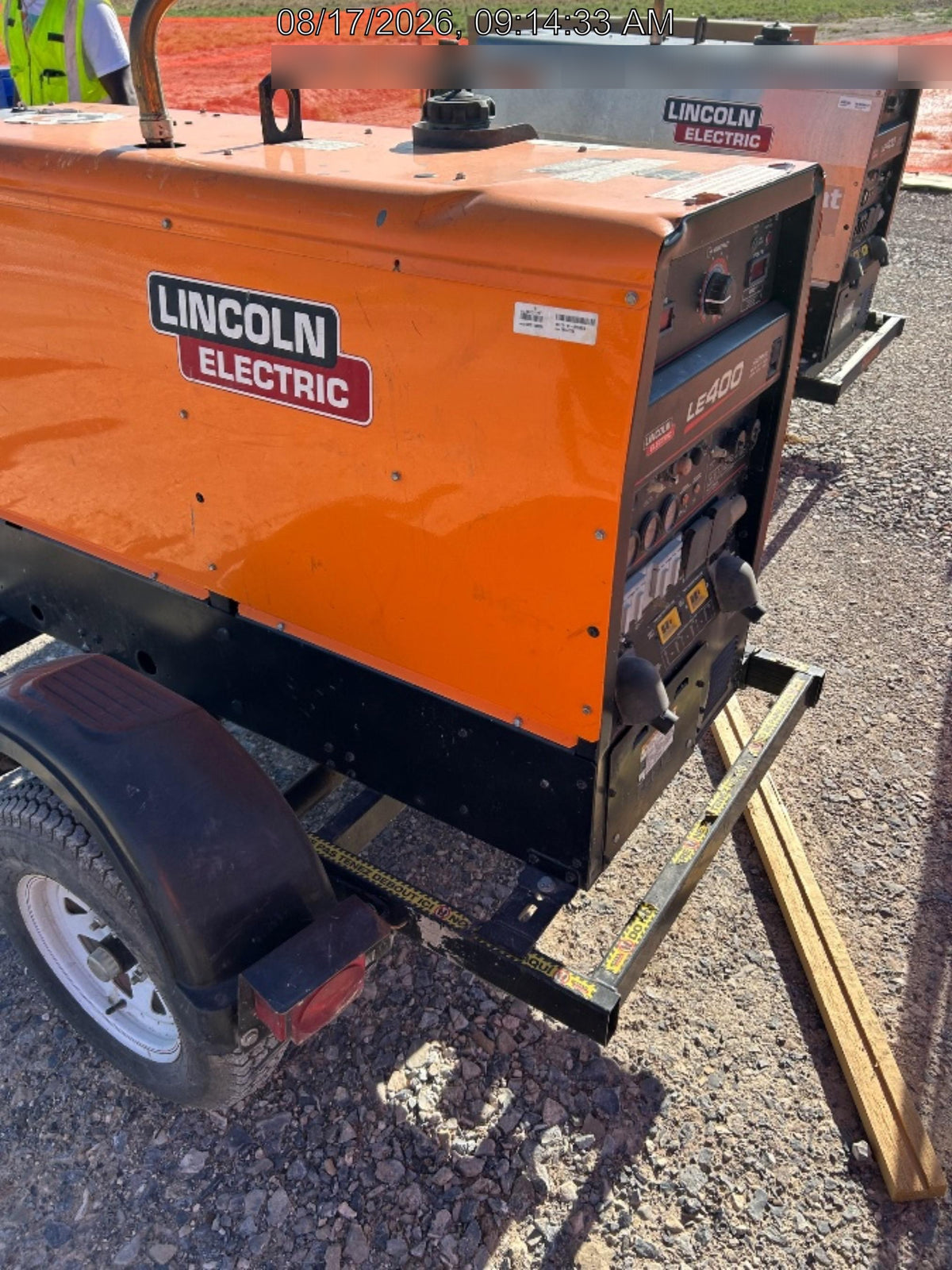 2022 Lincoln Electric LE400 Kubota V1505, Trlr, Cable Rack, Light Kit, ES Decals, T3