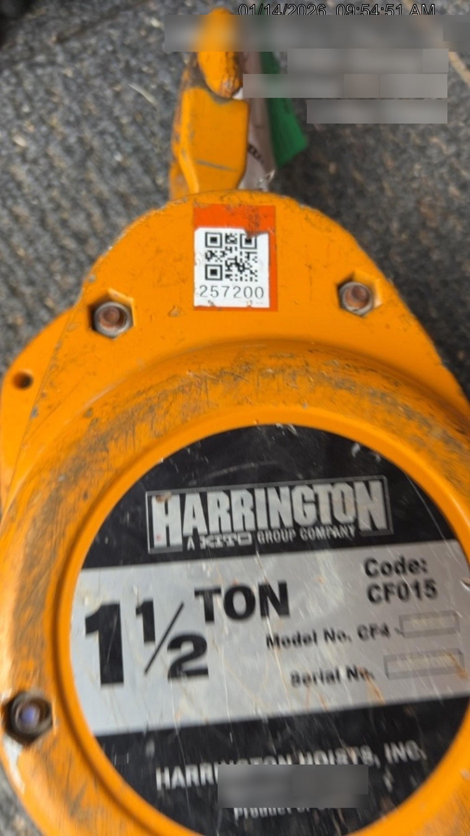 2022 HARRINGTON CF015-20