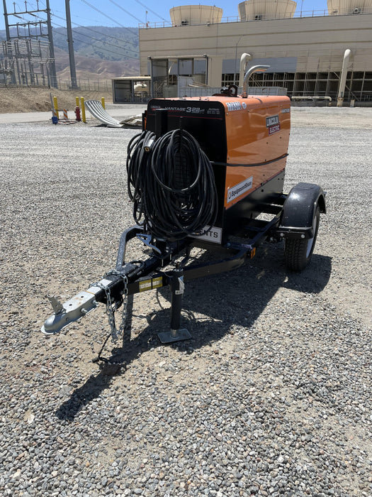 2022 Lincoln Electric Vantage 322 Trlr Mounted, Cable Rack, Light Kit, ES Decals