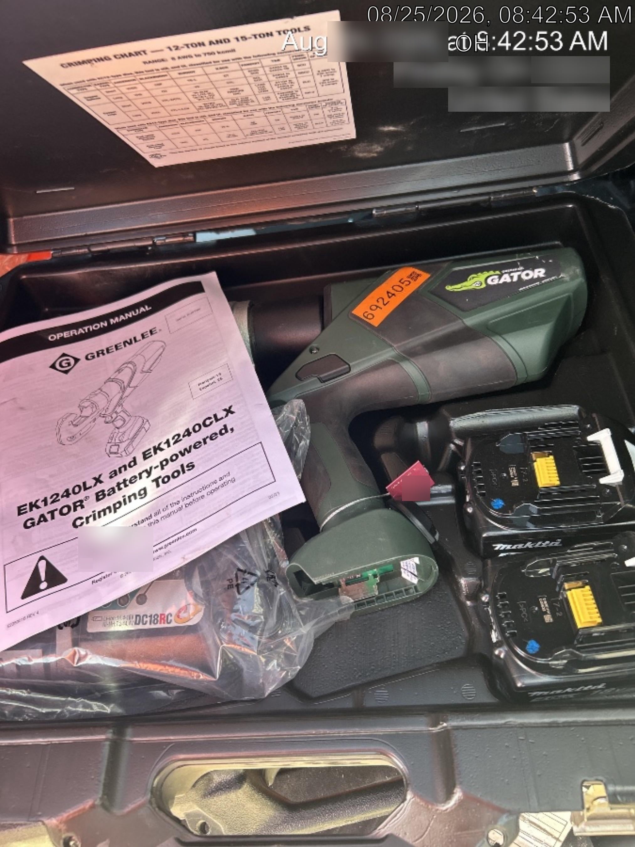 2026 GREENLEE EK1240LX11