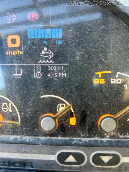 2019 JCB 512-56 109 HP w/Open ROPS, Beacon, Aux Hydraulics, Worklights, Solid Tires w/60" Carriage/Forks