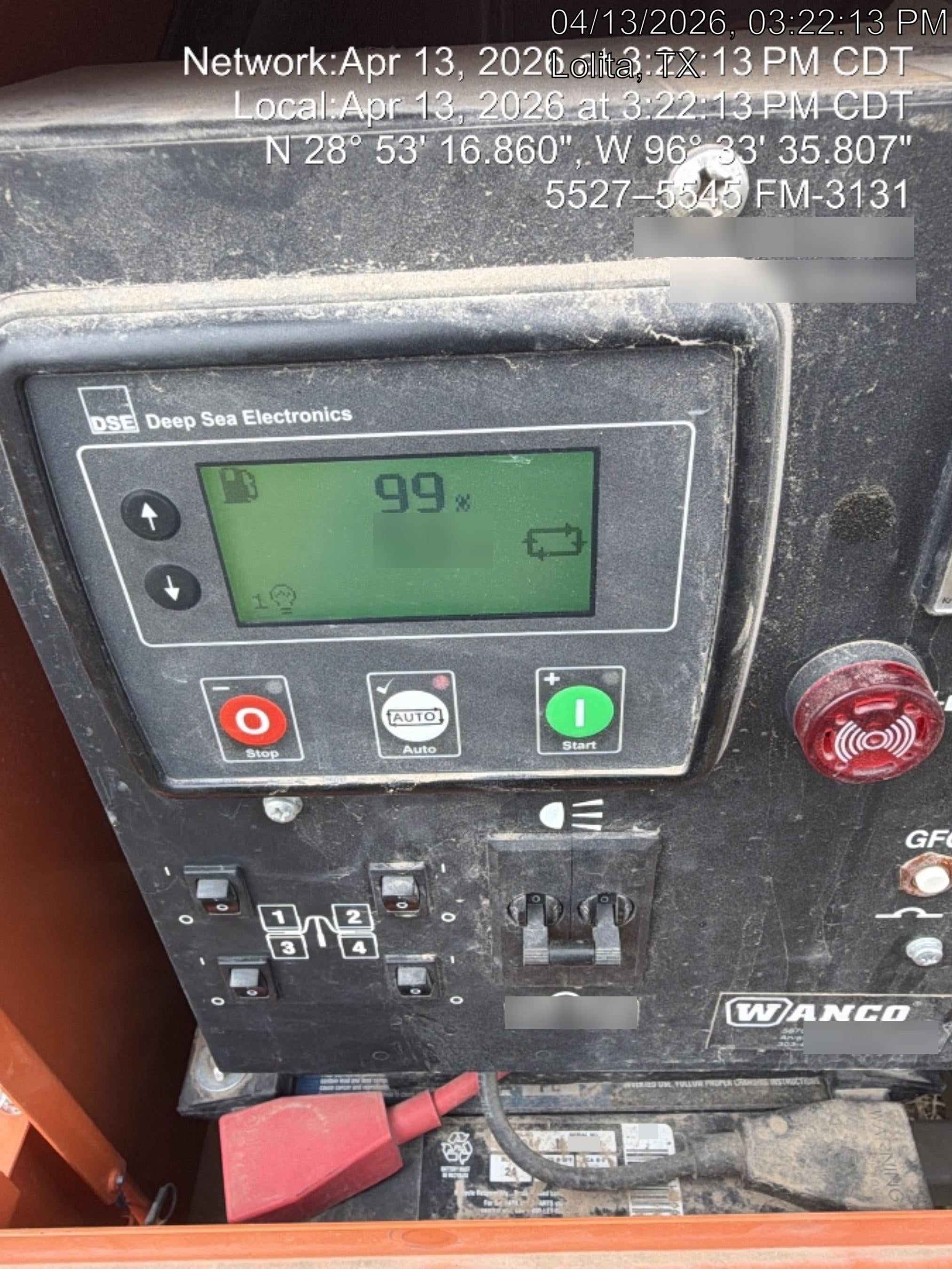 2024 Wanco WLTT-4MM4K Diesel, Deep Sea Controller, Shore Power Plug, Auto Start, (4) 350W LED Floodlights, 4kW Generator, 60 Gal Fuel Tank, 2" Ball, T3