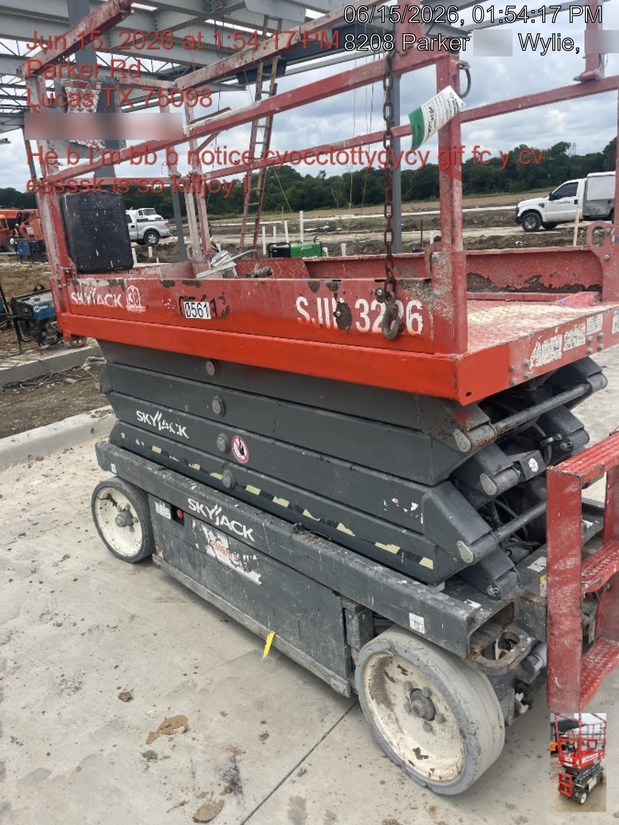 2015 SKYJACK SJ3226
