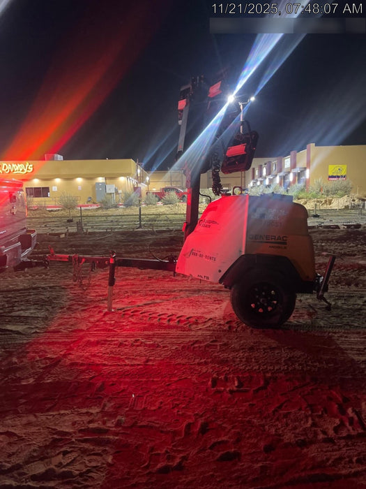 2023 Generac MLT2 Diesel, Flex Switch 120V Input, Powerzone Controller, 
(4) 320W LED Lights, 4kW Generator, 39.9 Gal Fuel Tank, 2" Ball, T3