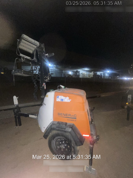 2024 Generac MLT2 Diesel, Flex Switch 120V Input, Powerzone Controller, 
(4) 320W LED Lights, 4kW Generator, 39.9 Gal Fuel Tank, 2" Ball, T3