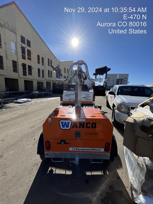 2023 Wanco WLTT-4MM4K Diesel, Deep Sea Controller, Shore Power Plug, Auto Start, (4) 350W LED Floodlights, 4kW Generator, 60 Gal Fuel Tank, 2" Ball, T3