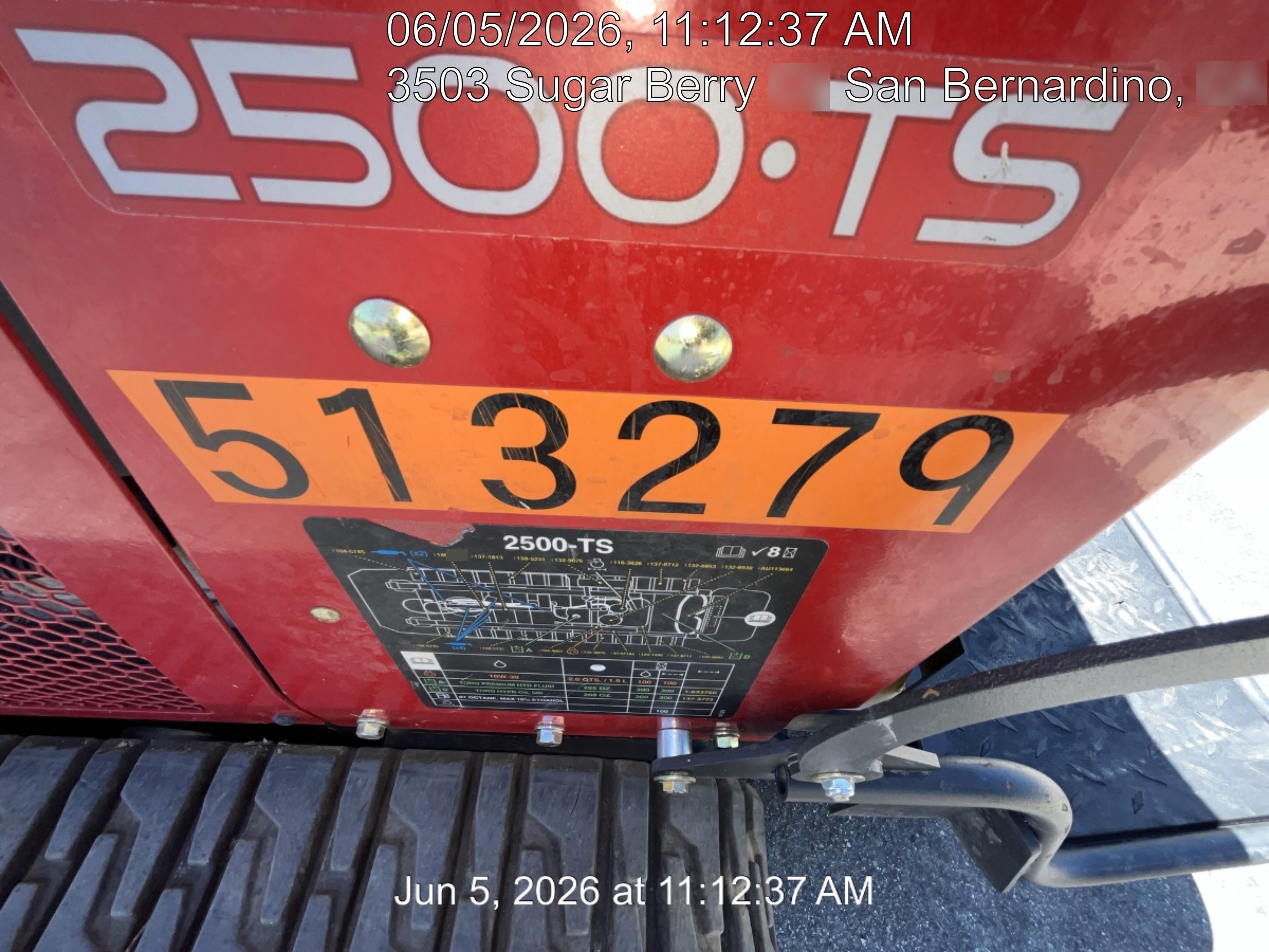 2025 TORO MBTX 2500-TS