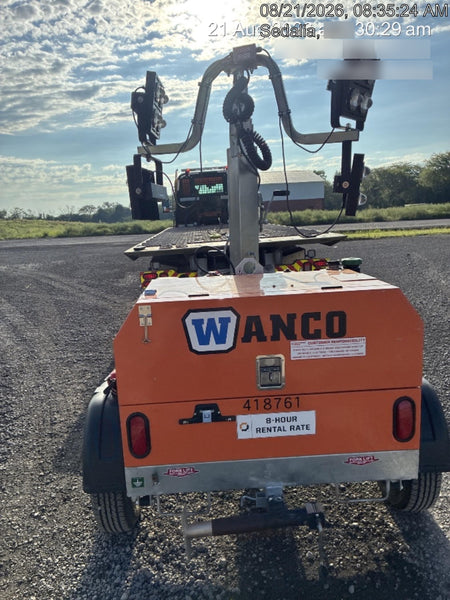 2024 Wanco WLTT-4MM4K Diesel, Deep Sea Controller, Shore Power Plug, Auto Start, (4) 350W LED Floodlights, 4kW Generator, 60 Gal Fuel Tank, 2" Ball, T3