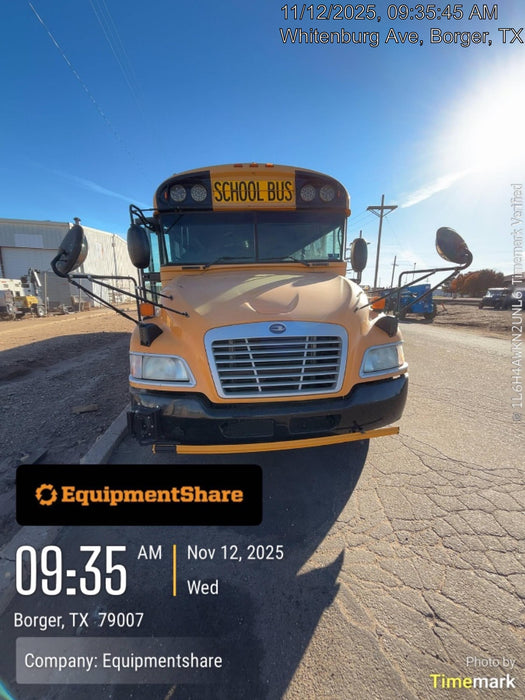 2012 BLUE BIRD 72 Passenger Bus