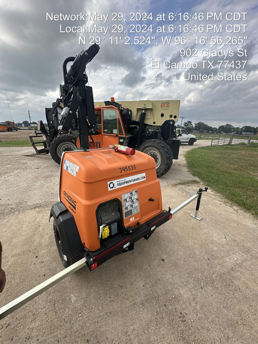 2024 Generac MLT2 Diesel, Flex Switch 120V Input, Powerzone Controller, 
(4) 320W LED Lights, 4kW Generator, 39.9 Gal Fuel Tank, 2" Ball, T3