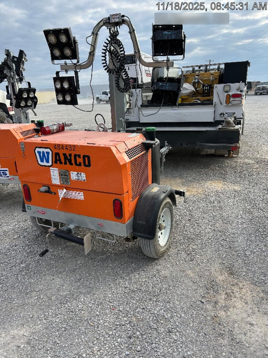 2024 Wanco WLTT-4MM4K Diesel, Mitsubishi L2E, 9.0HP @1800 rpm, Deep Sea Controller, Shore Power Plug, Auto Start, (4) 350W LED Floodlights, 4kW Generator, 60 Gal Fuel Tank, 2" Ball, T3