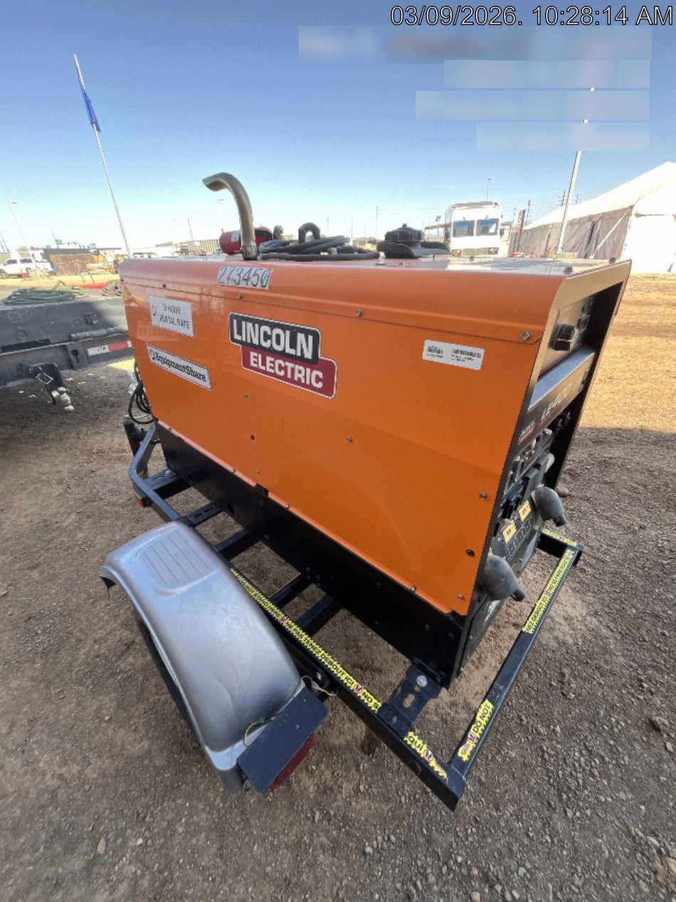 2022 Lincoln Electric LE400 Kubota V1505, Trlr, Cable Rack, Light Kit, ES Decals, T3