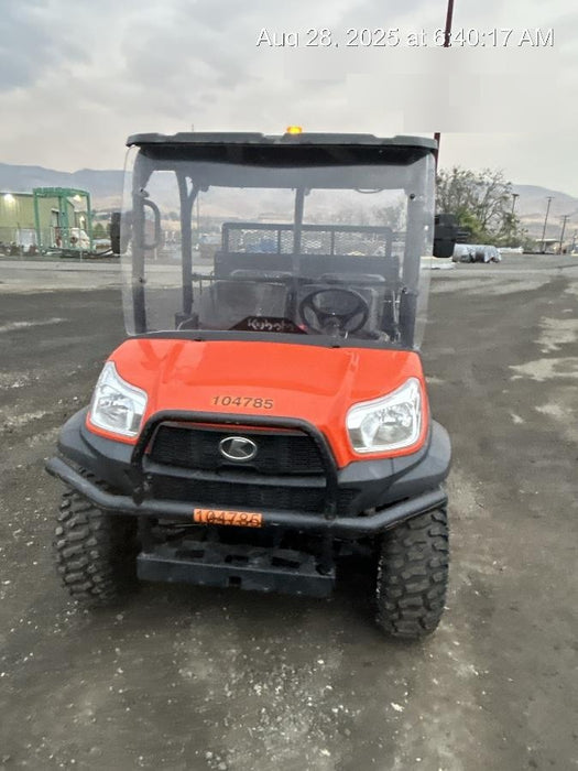 2020 Kubota RTV-X1140W-H 4WD utility cart -LED strobe -Windshield tempered glass -Plastic canopy -Wire harness kit -Backup alarm
