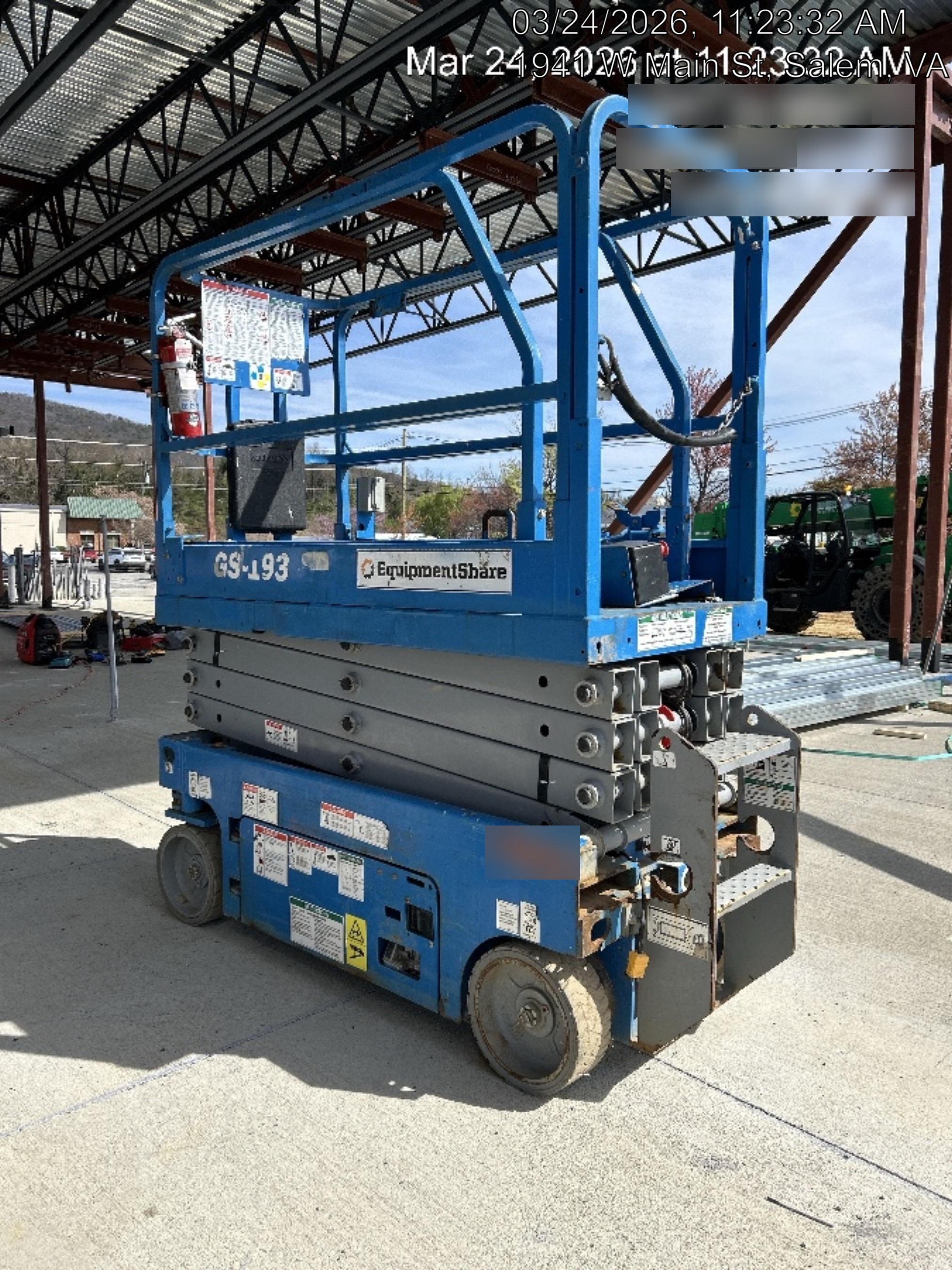 2020 Genie GS-1930 Fixed rails with chain entry gate - Pre A92.20