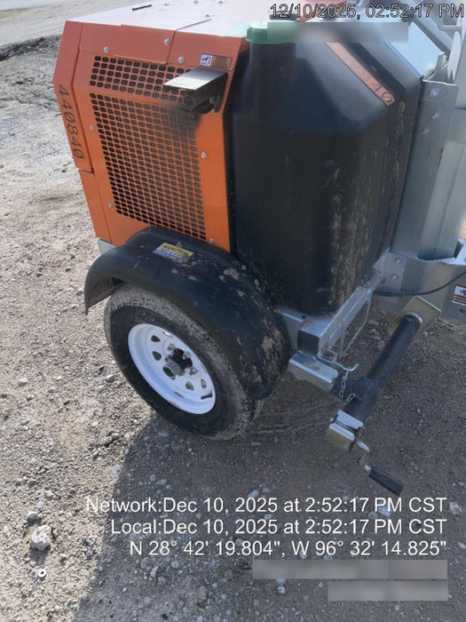 2024 Wanco WLTT-4MM4K Diesel, Deep Sea Controller, Shore Power Plug, Auto Start, (4) 350W LED Floodlights, 4kW Generator, 60 Gal Fuel Tank, 2" Ball, T3