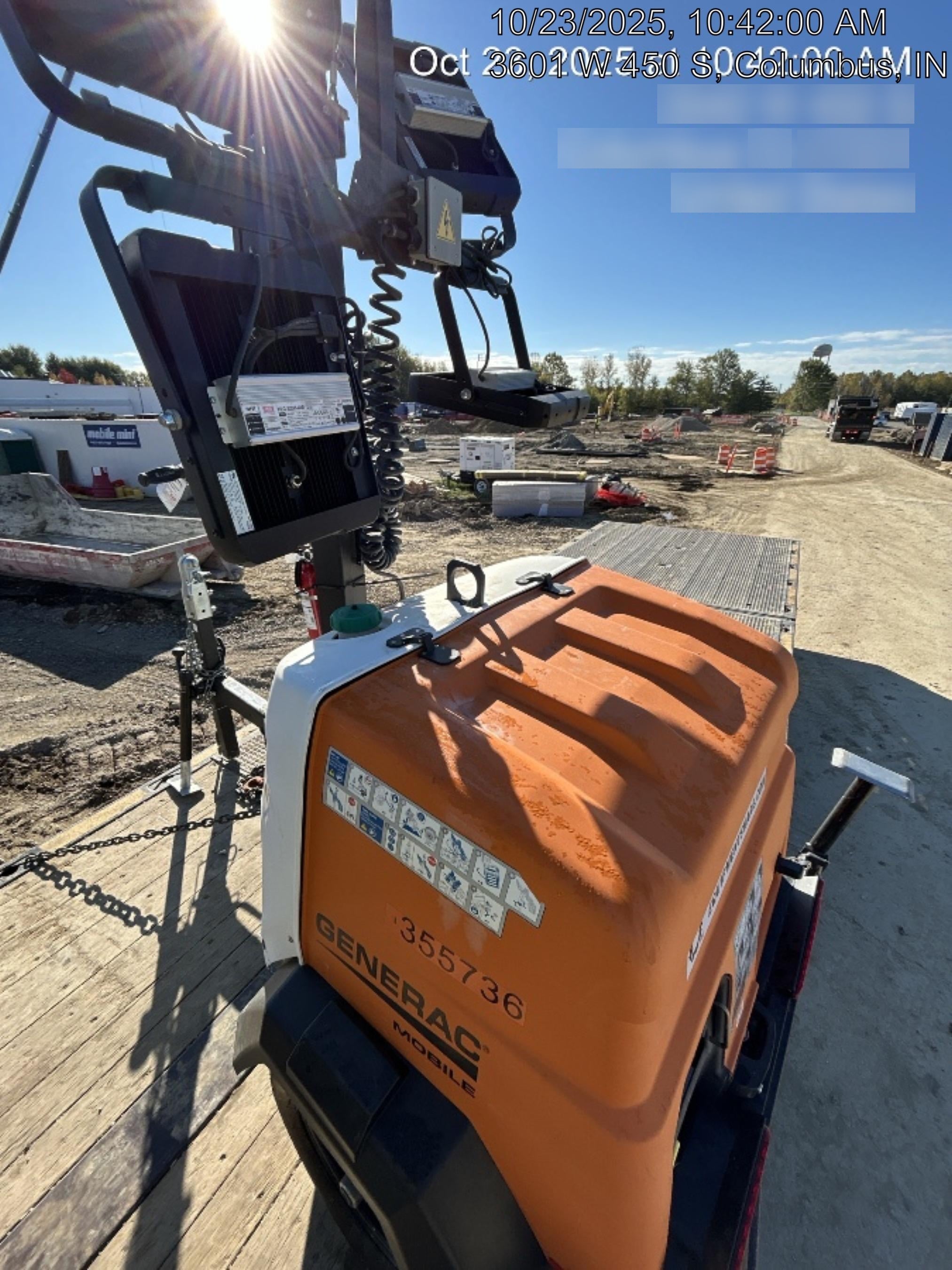 2023 Generac MLT2 Diesel, Flex Switch 120V Input, Powerzone Controller, 
(4) 320W LED Lights, 4kW Generator, 39.9 Gal Fuel Tank, 2" Ball, T3